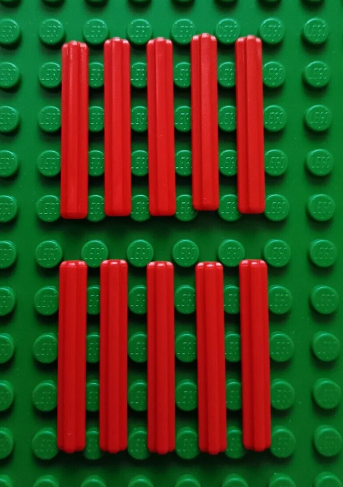 10x Lego Technic Achse 4 - red (rot) - 6129995 - 3705 - Bild 1 von 1