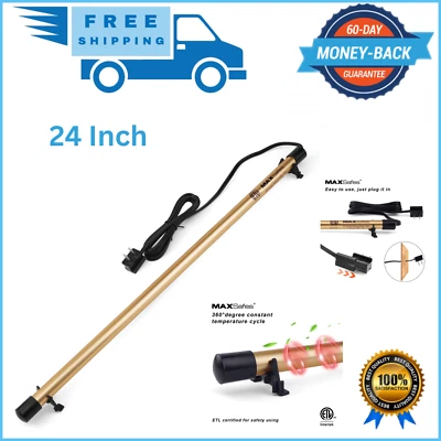 MAXSafes Gun Safe Dehumidifier Rod Dry Golden Rod Easy Installation Plug-in 24In