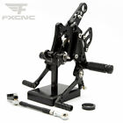 For Diavel 1200 2011 12-2015 CNC Front Rearsets Footpegs Footrests Pedals Black