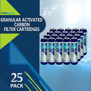 Granular Activated Carbon Filter 9.875"x 2.5" Set of 25 - Picture 1 of 7