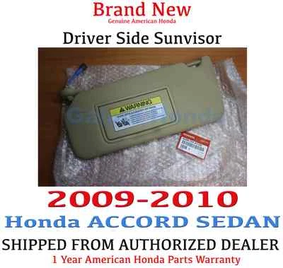 Honda Accord 2009-2010 sedán parasol lateral del conductor marfil perlado (83280-TA5-A51ZB) Foto 1 de 4