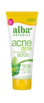 	Exfoliante facial y corporal Alba Botanica Acnedote máxima fuerza libre de crueldad 8 OZ	 Foto 1 de 4