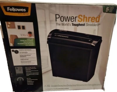 Fellowes Distruggi documenti a striscia P-25S, 5 fogli, trita documenti - Immagine 1 di 3