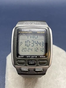 Vintage Casio DB-37H Illuminator Multi Lingual Data Bank Watch - Working - Picture 1 of 12