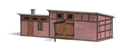 Busch 1905 HO/OO Gauge Old Shed Kit - Image 1 of 2