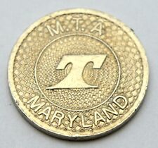 MTA MARYLAND GOOD FOR ONE FARE OLD COIN TOKEN