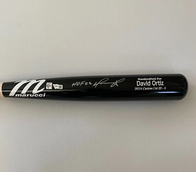 DAVID ORTIZ signed MARUCCI Game Model Bat w/HOF 22--BOSTON RED SOX--FANATICS-MLB - Image 1 of 4