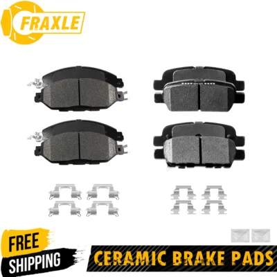 Pastillas de freno delanteras traseras de cerámica para Infiniti QX60 JX35 2013 2014 2015 2016-2019 Foto 1 de 4