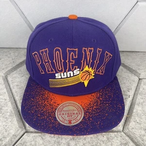 Mitchell & Ness Phoenix Suns Spray Paint HWC OSFA Snapback Hat Retro Purple - Picture 1 of 5