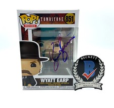 KURT RUSSELL SIGNED AUTOGRAPH TOOMBSTONE FUNKO POP BECKETT BAS COA WYATT EARP KURT RUSSELL SIGNED AUTOGRAPH TOOMBSTONE FUNKO POP BECKETT BAS COA WYATT EARP
