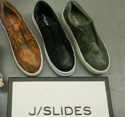 J/SLIDES Cuero Sin Cordones Parte Superior Baja Sin Cordones Moda Tenis Estampados ¡CAMUFLAJE NUEVO! Foto 1 de 2