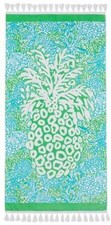 Nwt Lilly Pulitzer Beach Towel Home Slice Print 32 x 64