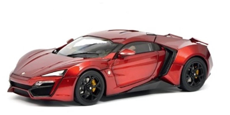 SCHUCO 1:18 AUTO IN METALLO LYKAN HYPER SPORT ROSSO METALLIZZATO ART  450042500  - Immagine 1 di 1