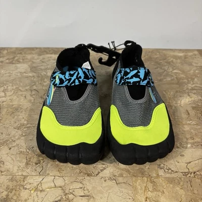 Kids Newtz Black/Lime Green Water Shoes Size 2-3 - Image 1 of 4