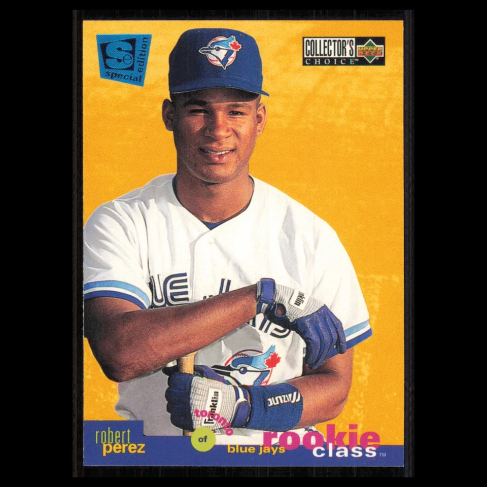 Robert Perez Rookie #14 1995 Collectors Choice SE Toronto Blue Jays Baseball MLB - Image 1 of 3