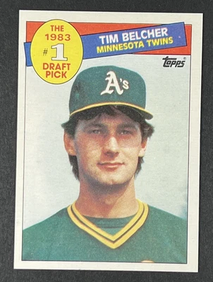 Tim Belcher (RC) 1985 Topps No281 Oakland Athletics - Изображение 1 из 2