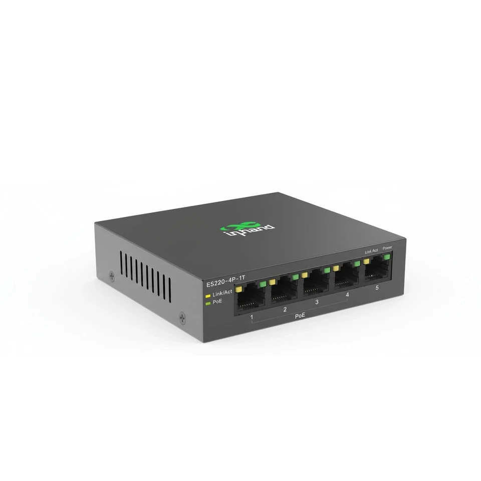 5Ports Gigabit Network Switch w/ 4 PoE+ Ports Total 52W each port 30W Plug&Play - Image 1 of 4