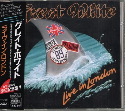Great White Live In London CD Japan Capitol 1990 TOCP6147 Foto 1 de 3