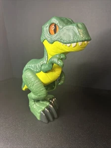 Imaginext XL Jurassic World Camp Cretaceous Green T-Rex 9" Dinosaur Figure - Picture 1 of 7