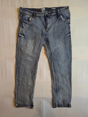 William Rast Jeans Men's 38x30 Dean Slim Fit Straight Leg Stretch Denim Blue - Image 1 of 4