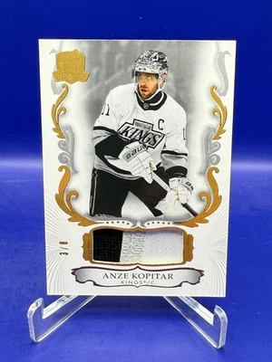 2023-24 Upper Deck The Cup Anze Kopitar /8 Gold Game Used Patch #33 (MEM) - Image 1 of 3