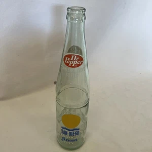 vintage ACL Soda Pop Bottle: green DR PEPPER / 1978 SAN DIEGO #1 U.S. CITY 16oz - Picture 1 of 4