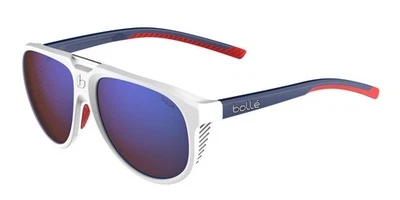 Lunettes De Soleil Bolle Euphoria BS036006 Blanc Bleu Rouge Mat/Brun Bleu - Photo 1/4