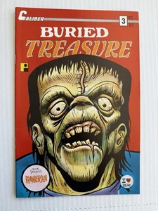 Buried Treasure #3 Caliber Comics 1990 Wally Wood Frazetta Frankenstein - Picture 1 of 13
