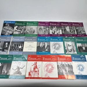 LOTE de 20 libros sopladores de vidrio vintage revista Fusion Society American Scientific Society - Imagen 1 de 19