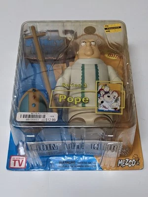 Figura de acción Family Guy The Pope serie 3 (2005) Mezco Toys sellada (1) Foto 1 de 4