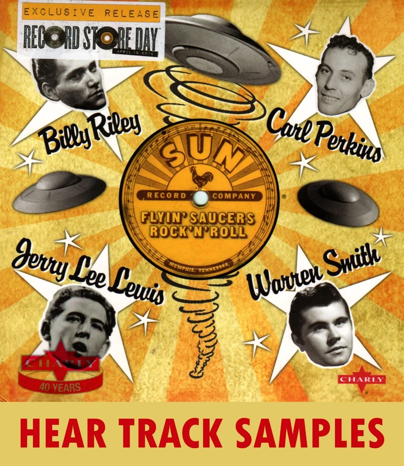 SUN REPRO EP: FLYING SAUCERS ROCK N ROLL - 4 TRACK SUN ROCKABILLY - Image 1 of 1