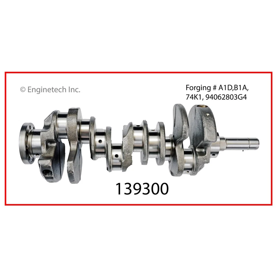 Crankshaft Kit w/ Bearings for 1998-2007 Chrysler Dodge 3.2L 3.5L SOHC V6 - Image 1 of 1