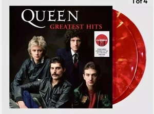 QUEEN Greatest Hits 2 LPs RUBY BLEND COLOR VINYL LIMITED EDITION NEW SHIPS NOW - Picture 1 of 4