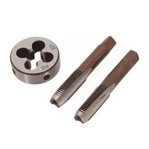 HSS M10x1.25mm Conique Et Prise Robinet Die Filetage M��trique Droit Main - Picture 1 of 24