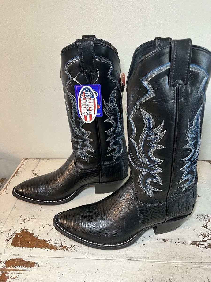 【値引き交渉可】Justin westan boots 黒 size 9.5 E 値引き交渉可】Justin westan boots 黒 size 9.5 E