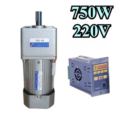 Three-phase Speed Regulating Gear Reduction Motor W/ Frequency Converter 750W - Image 1 of 4