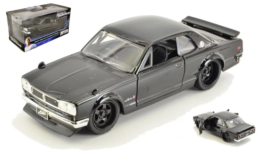 Brian's Nissan Skyline 2000 Gt-r Fast & Furious Black 1:32 Model JADA TOYS - Immagine 1 di 1