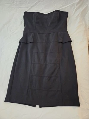 Vestido para mujer White House Black Market tejido estructurado peplum 12 Foto 1 de 4