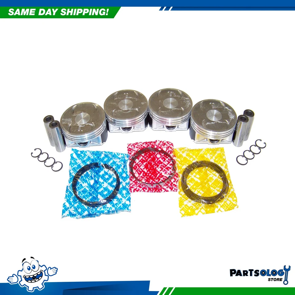 Kit de pistão e anel DNJ PRK715 para 99-06 Saab Subaru 9-2X 2.5L H4 SOHC 16V EJ251 - Imagem 1 de 3