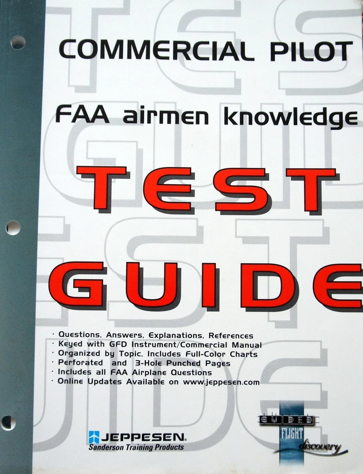 Commercial Pilot FAA Airmen Knowledge Test Guide: For Computer T - Image 1 of 1