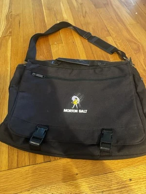 Bolso Mensajero Morton Negro Sal De Colección Bolso para Laptop Amplia Correa para el Hombro #1 Foto 1 de 4