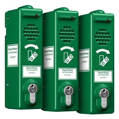 TMS PRO SHOP BIGPACK 3 x Türwächter ABUS Zylinderschloss verschiedenschließend, 80 dB/105 dB