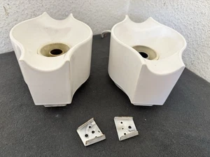 2 x  70er Jahre Lampe Leuchte Wandlampe / Deckenlampe Keramik  Space Ag 0 - Bild 1 von 16