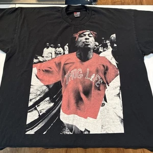 Camiseta De Colección Años 90 Tupac Thug Life Para Hombres 3XL Rap 2Pac Shakur Hip Hop Hecha en EE. UU. - Imagen 1 de 4