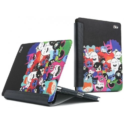 New iSkin Happy Friends Folio for iPad 2  -HPFIPD2-BK FREE SHIPPING - Image 1 of 1