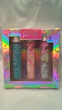Pink Viva-3 Piece-Raspberry-Bath Salt fizzer &confetti great for the bath lover