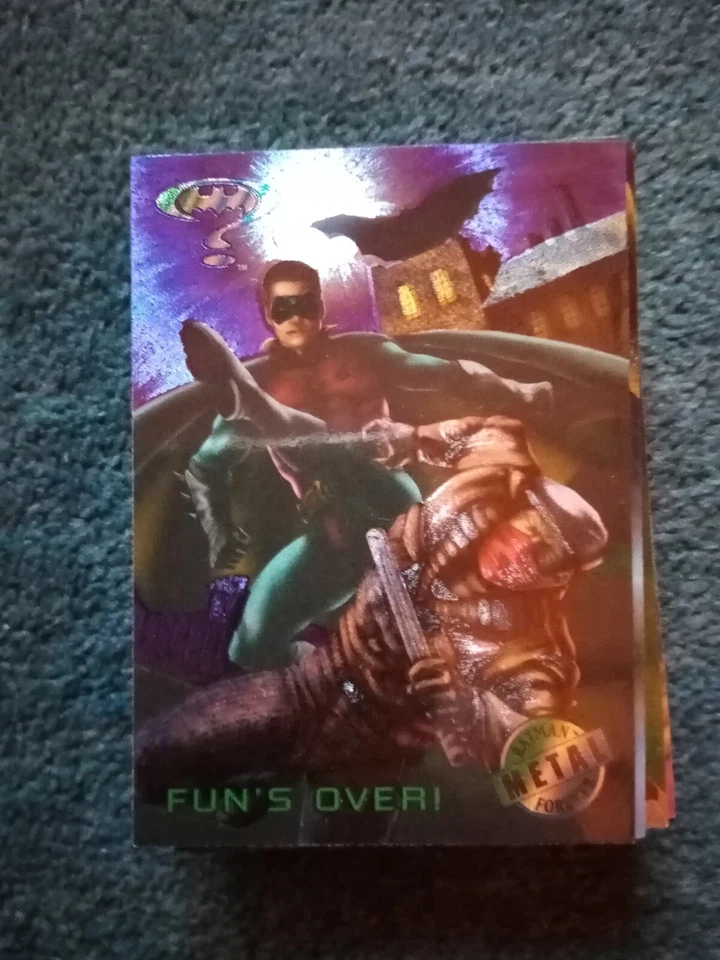 Xm43 DC BATMAN FOREVER METAL TRADING CARD 95 No 88 - Image 1 of 1
