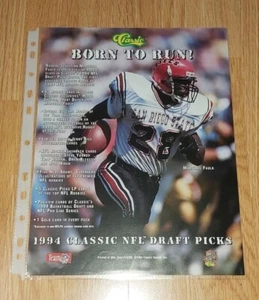 1994 Classic NFL Draft Picks Retailer Sell Sheet / Checklist / Near Mint- - Picture 1 of 2