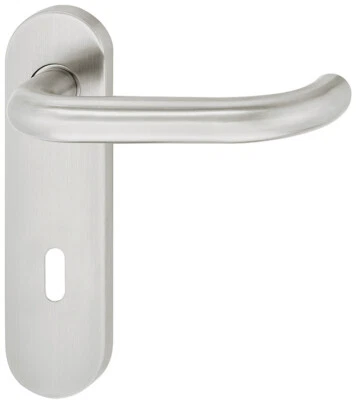 Häfele herrajes puertas Acero Mate manillas interior LDH 2170 Placa Corta de la - Imagen 1 de 4