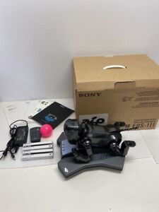 Sony Aibo ERS 111 dog BLACK year 1999 Robot Used In Box w ONE BATTERY!